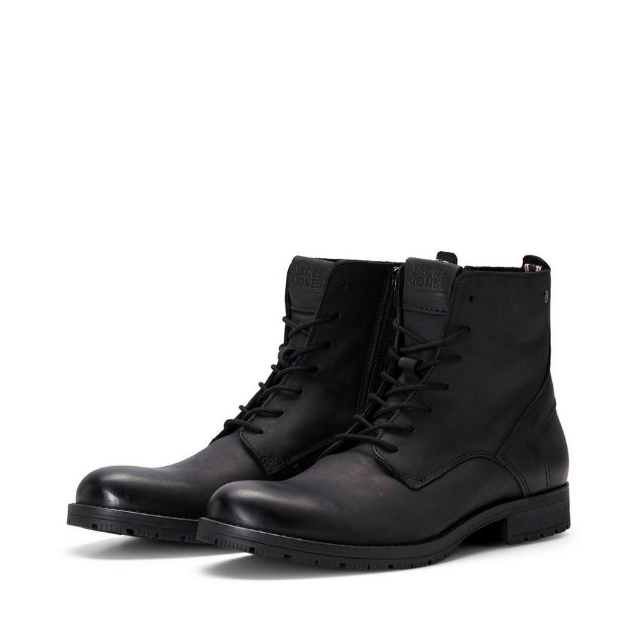 JACK & JONES JFWORCA LEATHER Bottes, talon haut 
