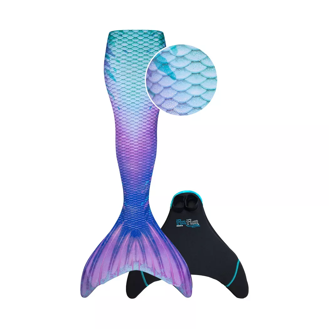 Fin Fun Lotus Moon Mermaid Tail Adult M Multicolor
