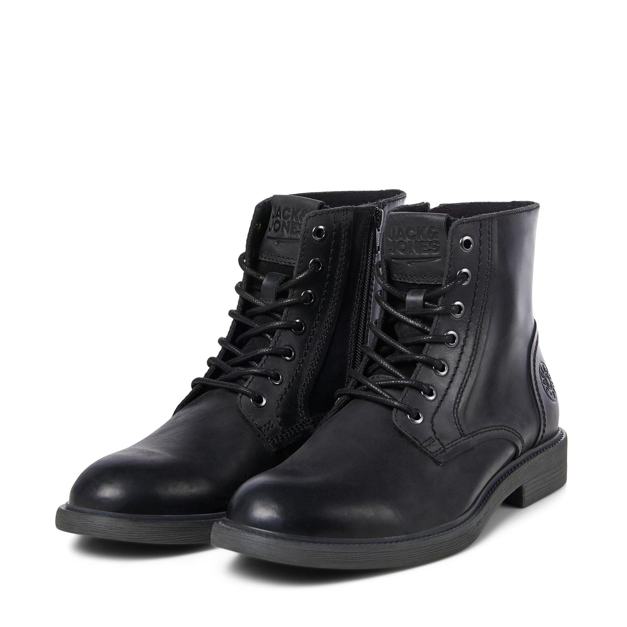 JACK & JONES JFWKARL LEATHER BOOT Stivale, tacco alto 