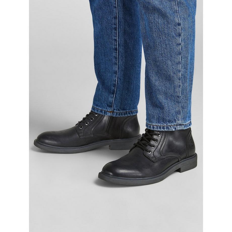JACK & JONES JFWKARL LEATHER BOOT Stivale, tacco alto 