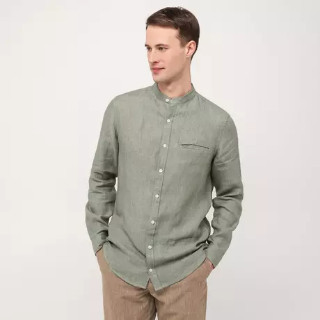 Manor Man Chemise, Modern Fit, manches longues  Vert
