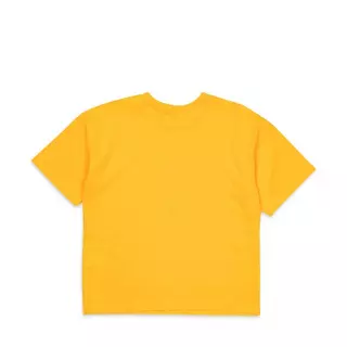 Manor Kids T-shirt, col rond, manches courtes  Jaune