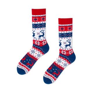 Many Mornings WARM RUDOLPH Wadenlange Socken 