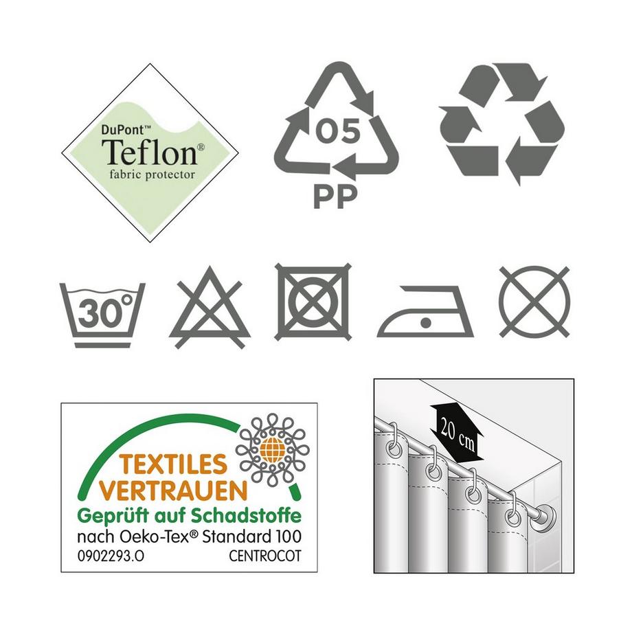 My Bath Rideau de douche AMOS 