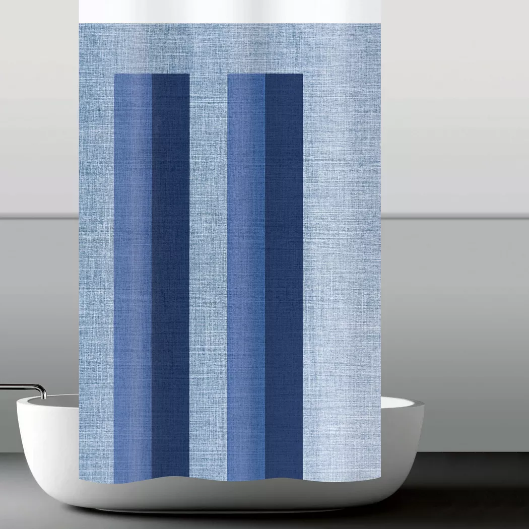 My Bath - Duschvorhang, 180X180CM, Blau 2