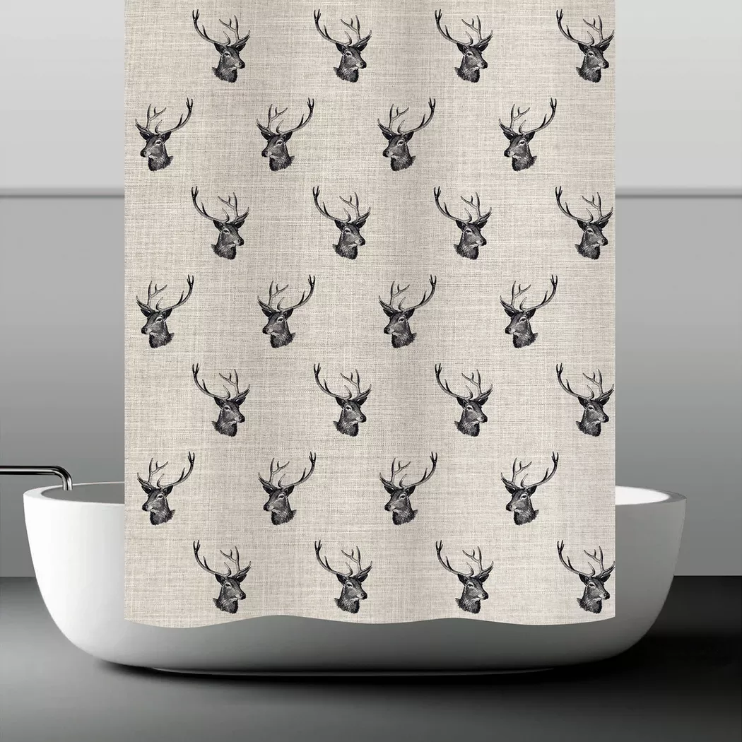 My Bath Shower Curtain Beige 180x180cm