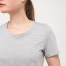 Manor Woman  T-Shirt, Rundhals, kurzarm Grau Melange
