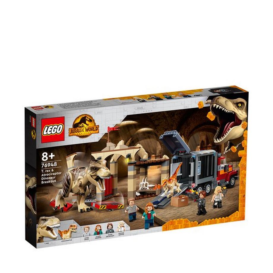 76948 T. Rex & Atrociraptor: Dinosaurier-Ausbruch