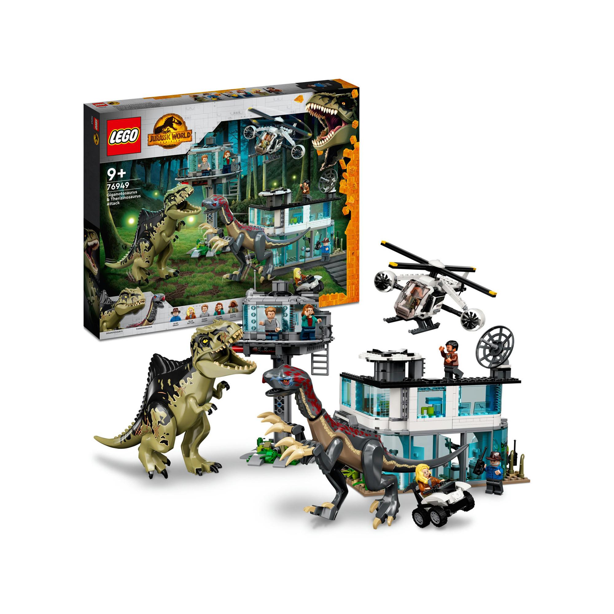 LEGO®  76949 L’attaque du Giganotosaurus et du Therizinosaurus 