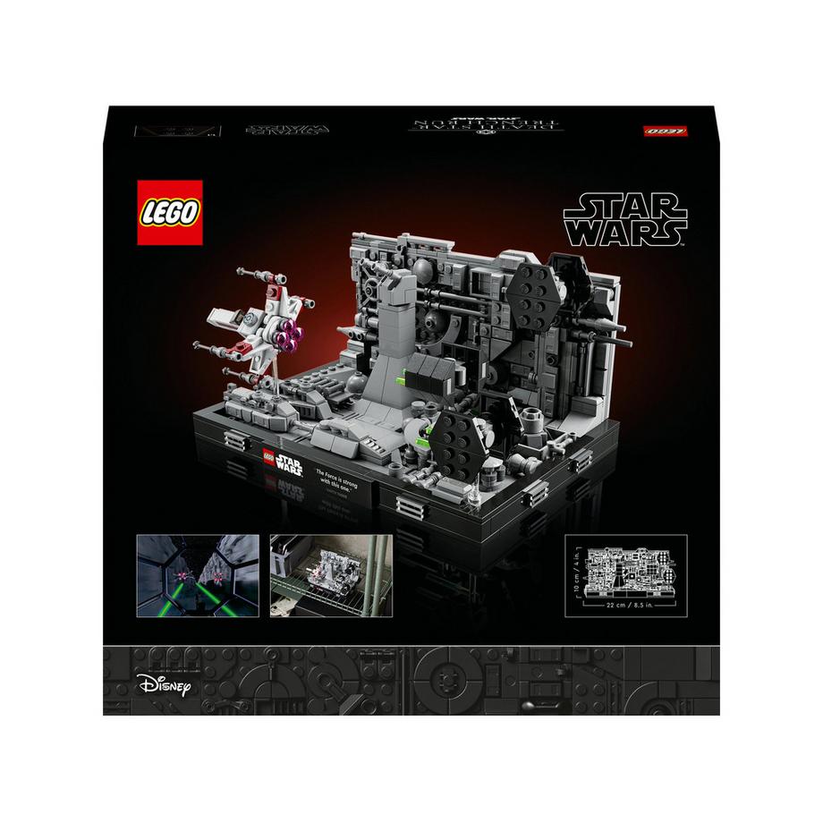 LEGO®  75329 Diorama de la poursuite dans les tranchées de l’Étoile de la Mort 