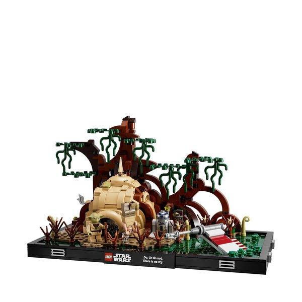 LEGO®  75330 Diorama de l’entraînement Jedi sur Dagobah™ 