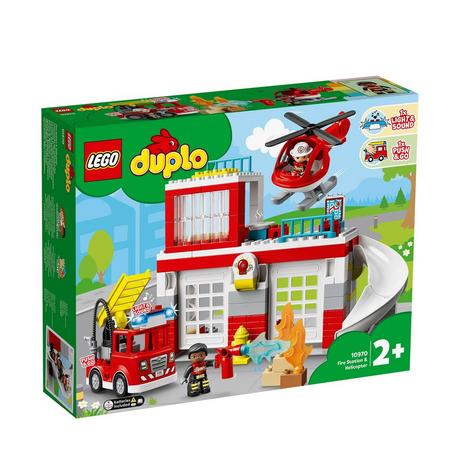 LEGO  10970 La caserne et l’hélicoptère des pompiers 