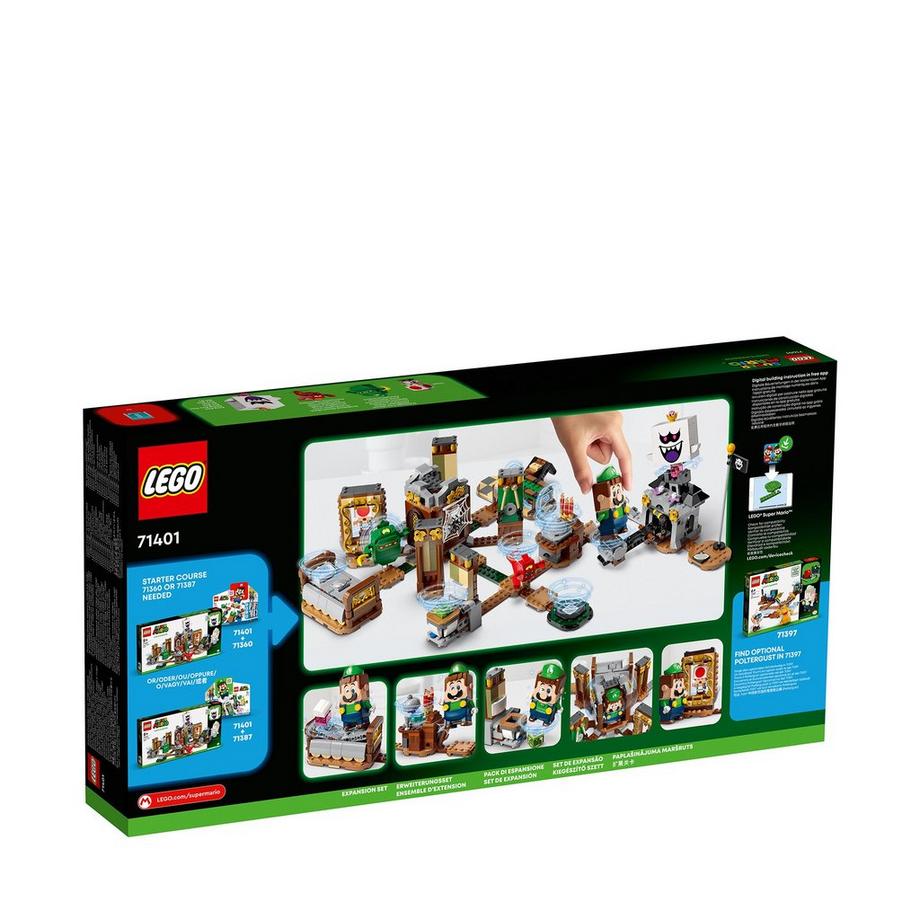 LEGO®  71401 Ensemble d'extension Le cache-cache hanté de Luigi’s Mansion™ 