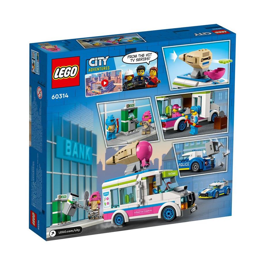 LEGO®   60314 Il furgone dei gelati e l’inseguimento della polizia 