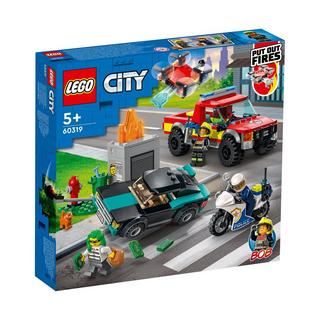 LEGO  60319 Le sauvetage des pompiers et la course-poursuite de la police 