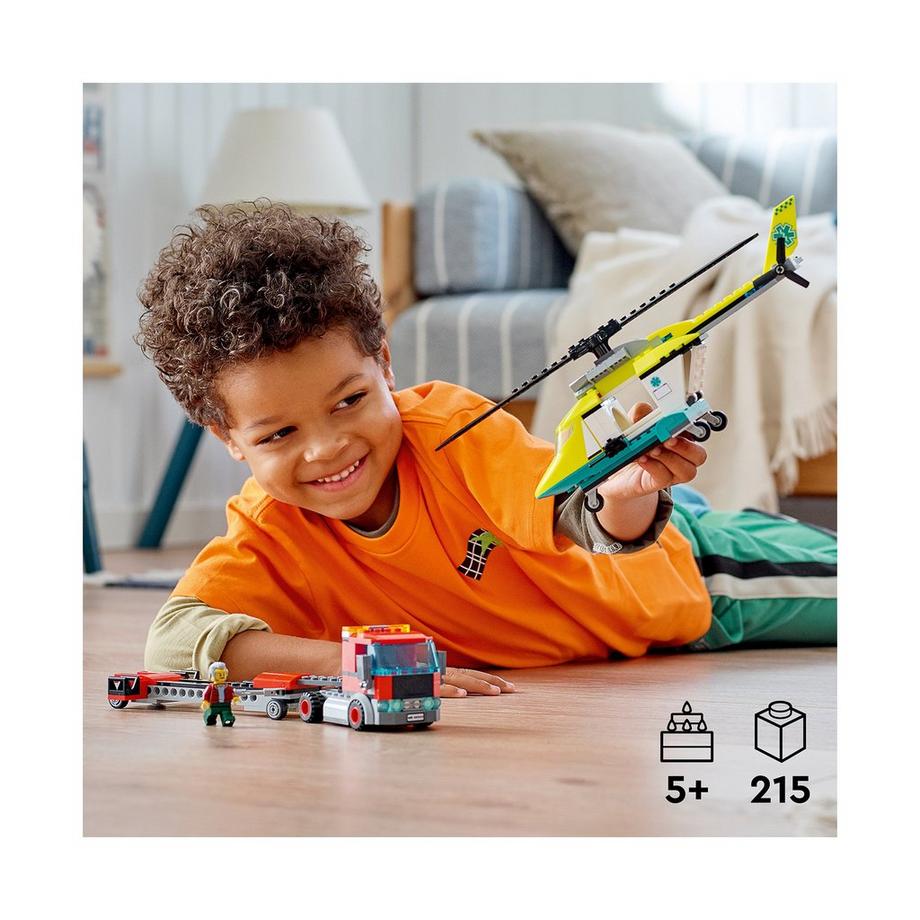 LEGO®  60343 Le transport de l’hélicoptère de secours 
