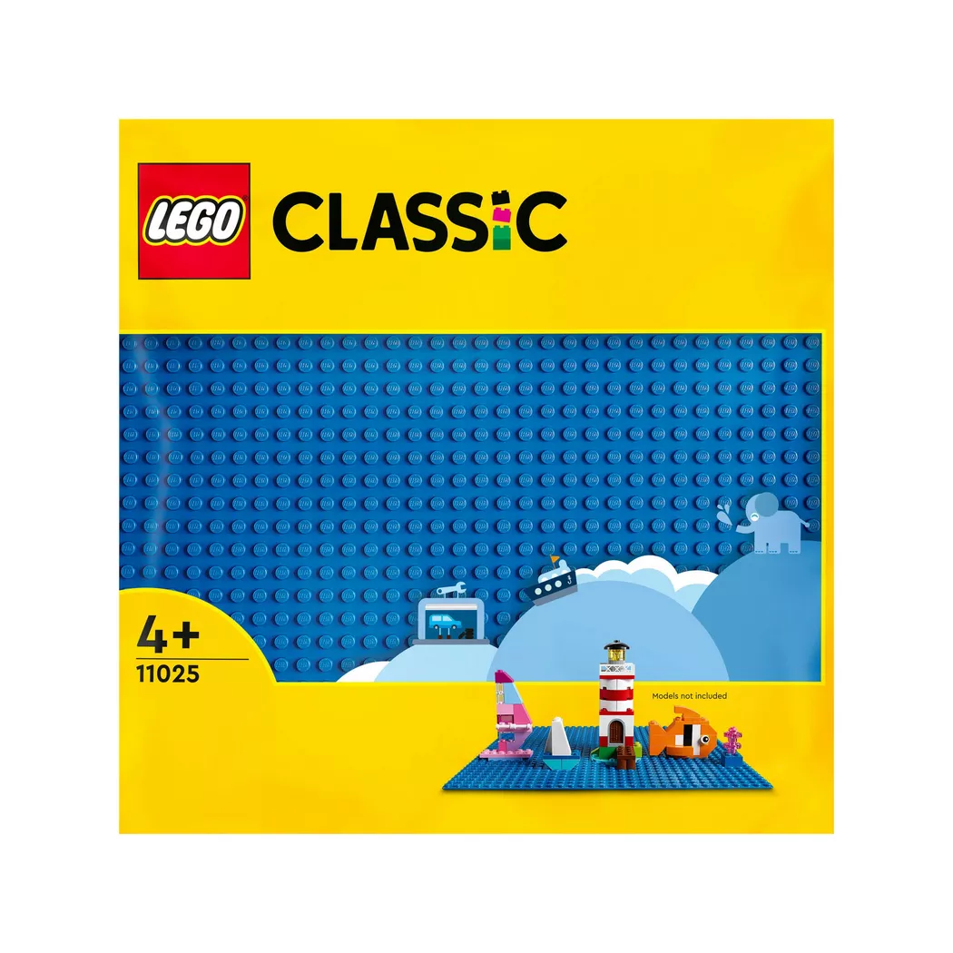 Lego - 11025 Blaue Bauplatte, Multicolor