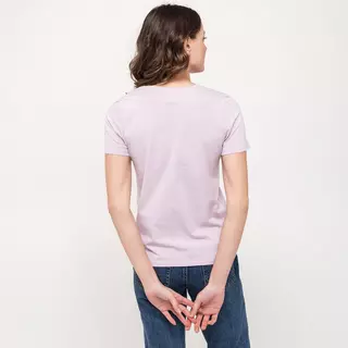 Manor Woman  T-shirt, col rond, manches courtes Lilas Foncé