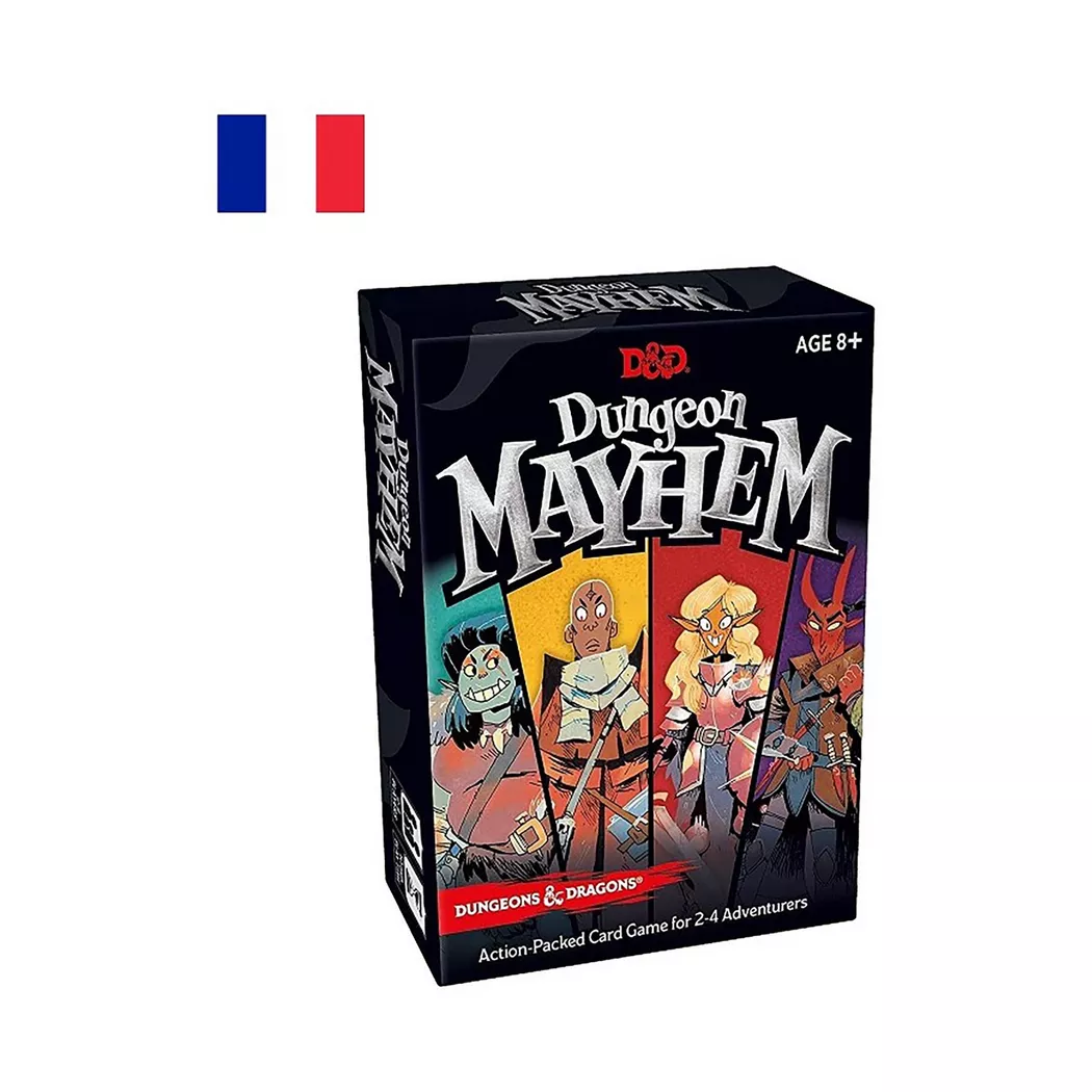 Wyzards - D&Ds Dungeon Mayhem, Francese, Multicolore