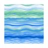 Paper + Design Serviettes en papier, 20 pièces Blue Waves Bleu