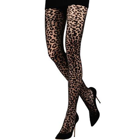emilio cavallini 2 Toned Leopard Gemusterte Strumpfhose  