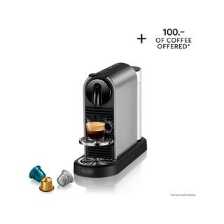 DeLonghi Macchina da caffè Nespresso Citiz Platinum Titan EN220.T 