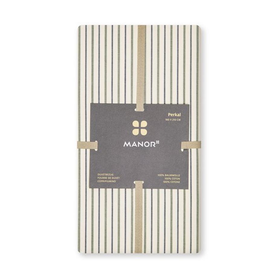 Manor Kai Housse de Couette Rayée  