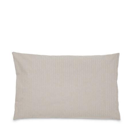 Manor Kai Taie d'oreiller en percale de coton rayée  
