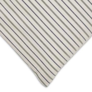 Manor Kai Taie d'oreiller en percale de coton rayée  