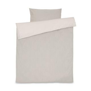 Manor Kai Taie d'oreiller en percale de coton rayée  