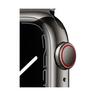 Apple Apple Watch Series 7, Edelstahl, GPS + Cellular, 41mm Smartwatch Metallgrau