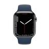 Apple Apple Watch Series 7, Edelstahl, GPS + Cellular, 45mm Smartwatch Metallgrau