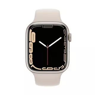 Apple Apple Watch Series 7, alluminio, GPS, 45mm Smartwatch Bianco