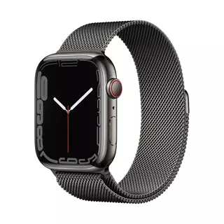 Apple Apple Watch Series 7, acciaio inossidabile, GPS + Cellular, 45mm Smartwatch Grigio Metallo