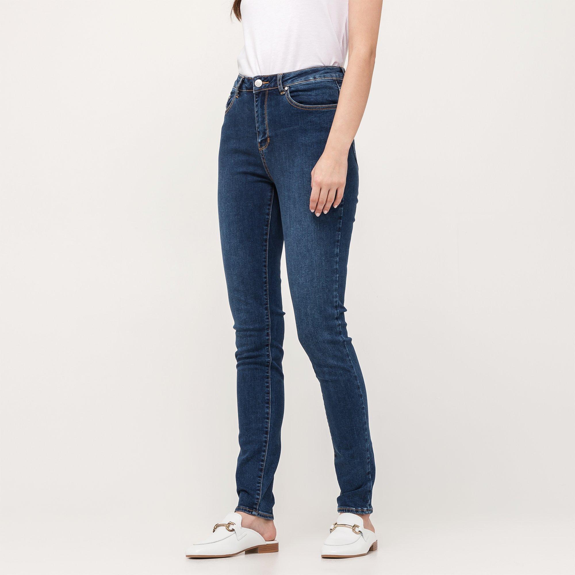 Image of Jeans, Slim Fit Damen Blau Denim L30/W36