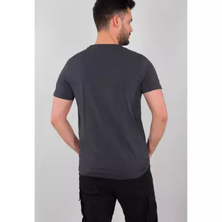 Alpha Industries T-Shirt, Modern Fit, kurzarm Basic T
 Metallgrau