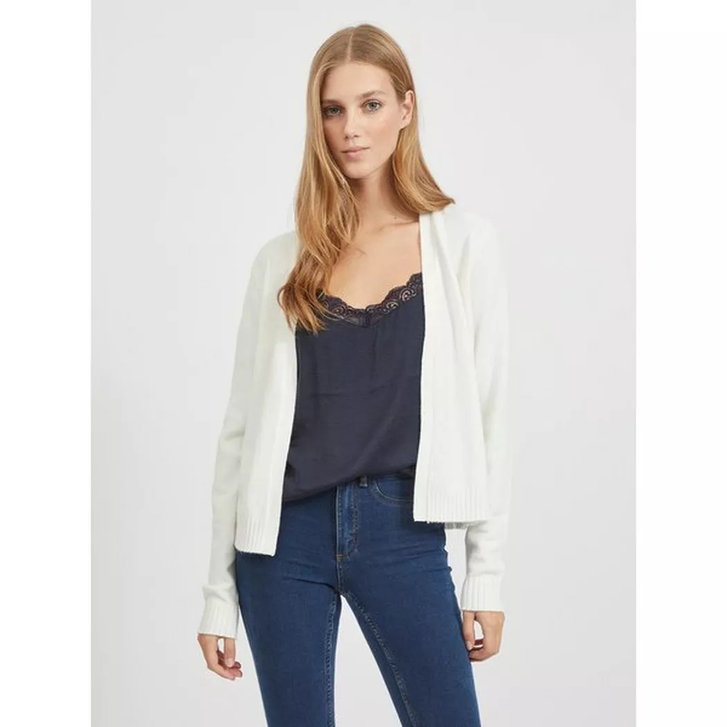 Vila Cardigan Ril White Alyssum L Femme