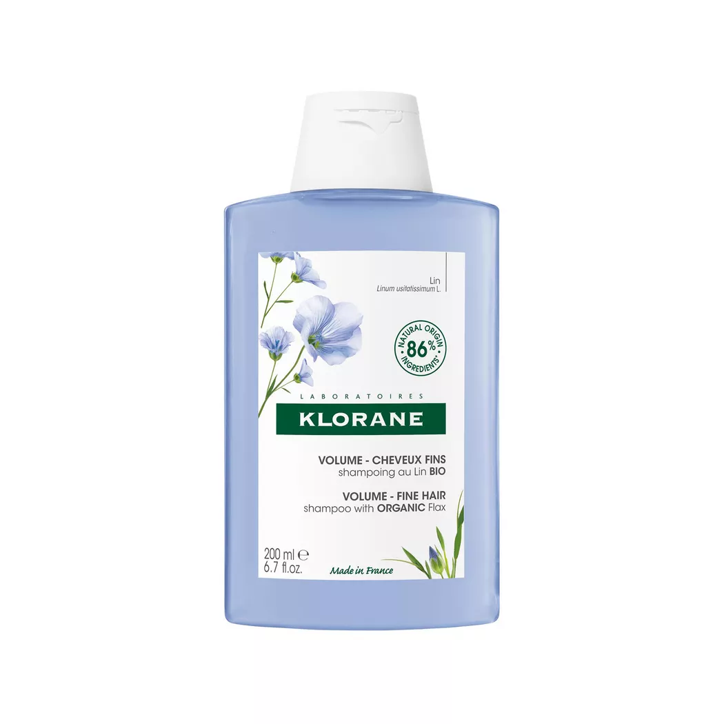 KLORANE - Volumen-Shampoo, BIO-Lein, 200 ml