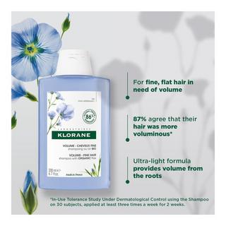 KLORANE Volume - Fine Hair - Bio-Leinfaser BIO Leinfaser-Shampoo 