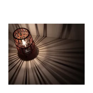 Manor Laterne Solar Bambus Laterne LED 