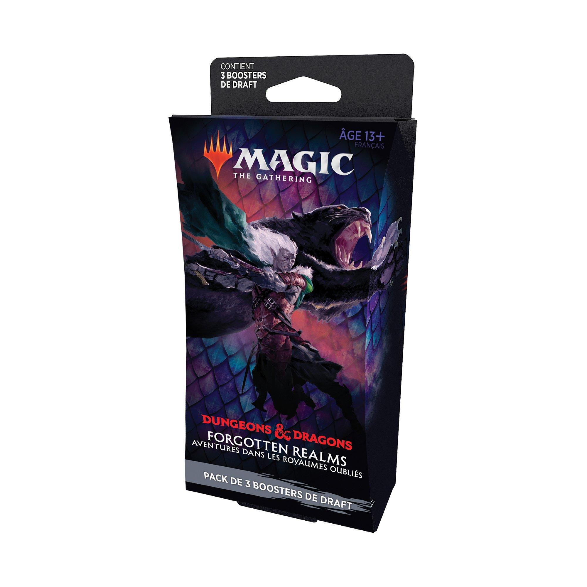 Image of Wyzards Magic The Gathering Forgotten Realms Booster 3 Pack, Französisch