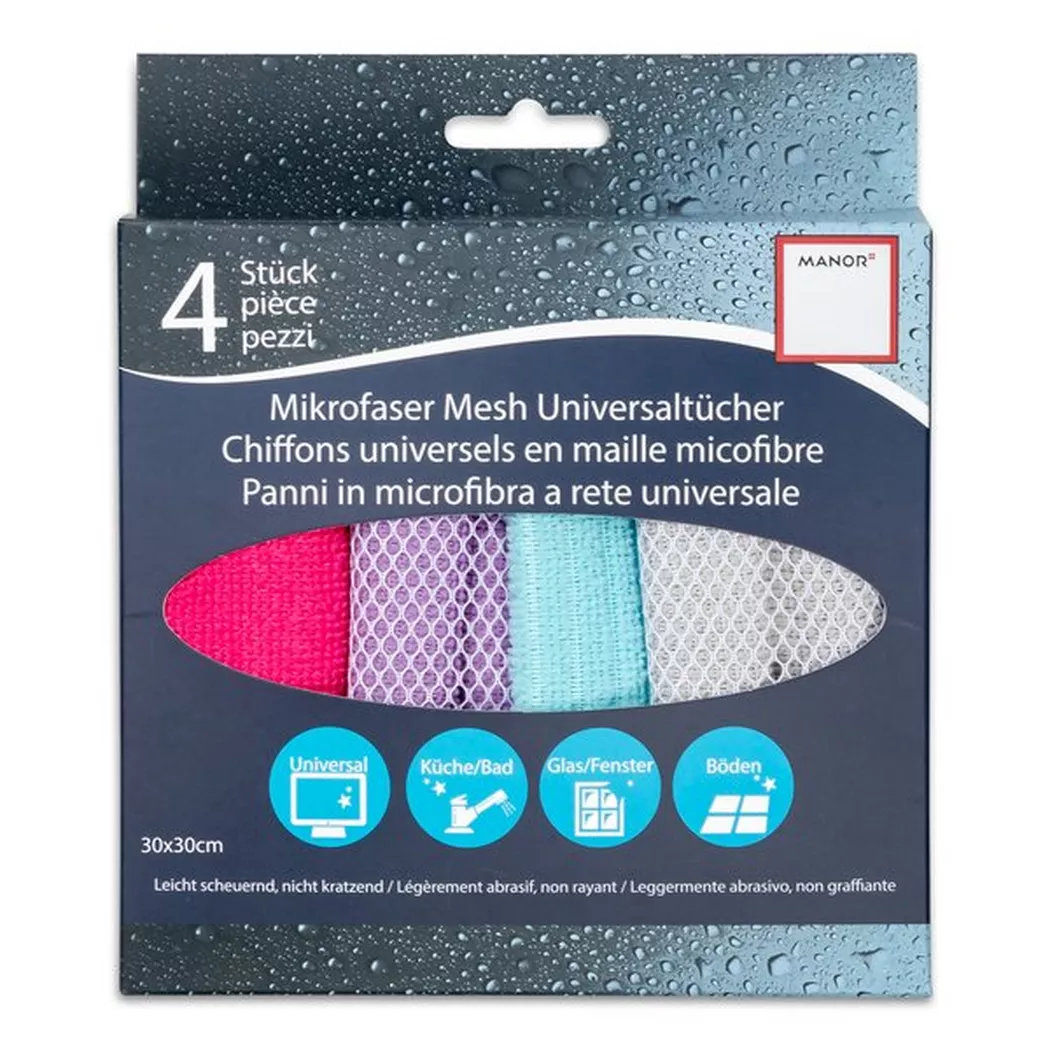 coplax - Mikrofaser Reinigungsset assortiert, Set, Multicolor