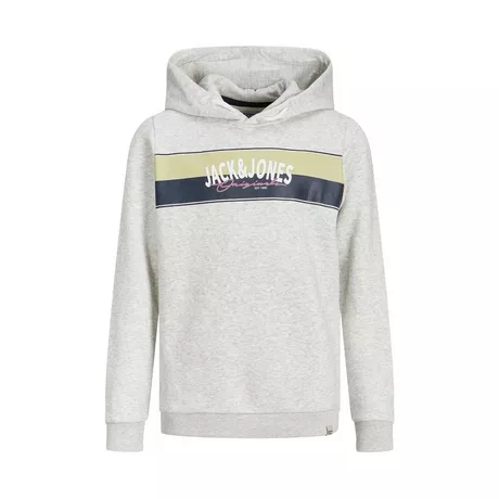 Jack & Jones Junior Hoodie Hellgrau