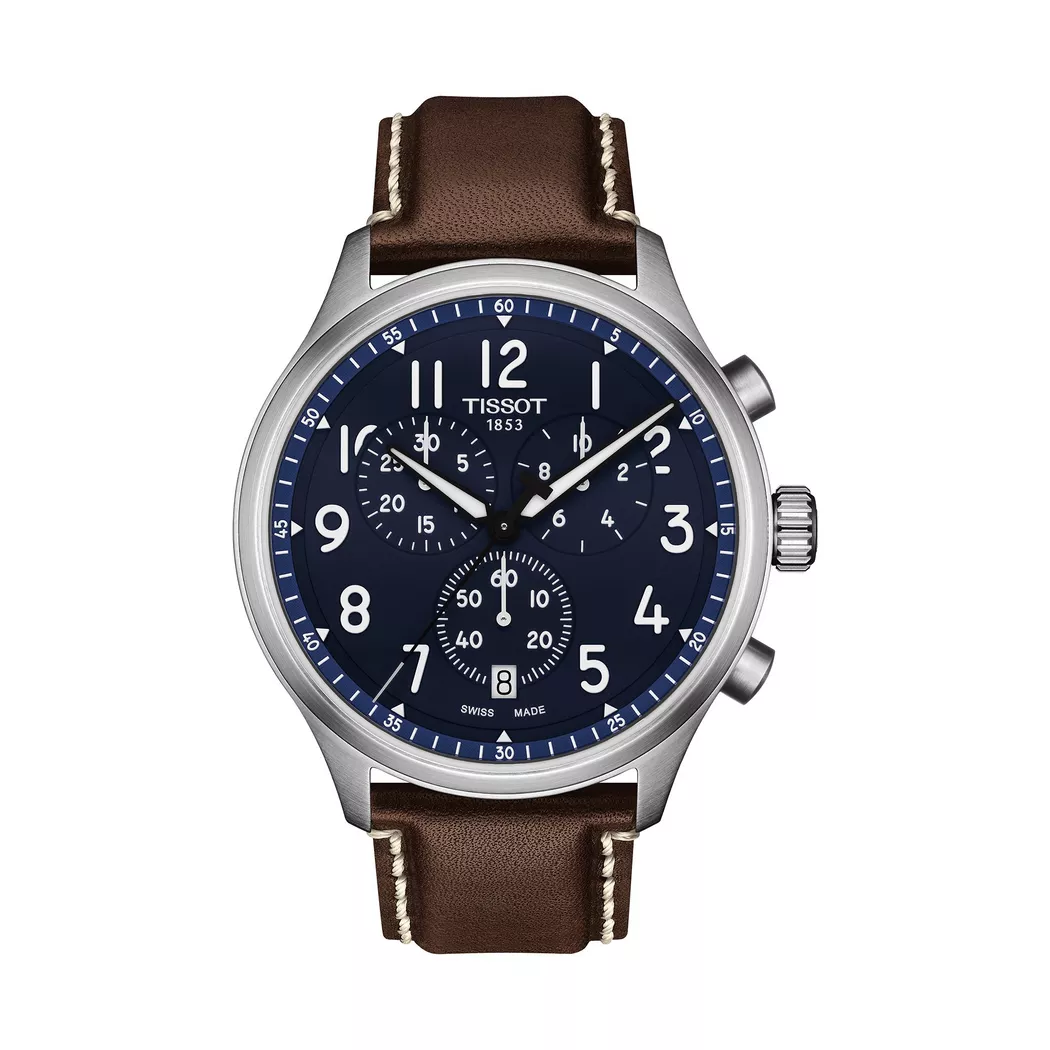 Tissot - Chronograph Uhr, Chrono XL, 45mm, Braun 2