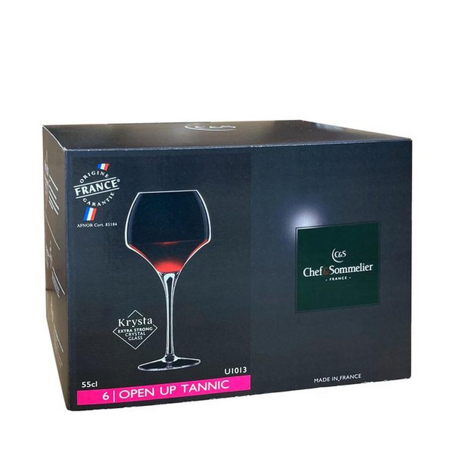 Chef&Sommelier Bicchieri da vino rosso 6 pezzi Open Up 