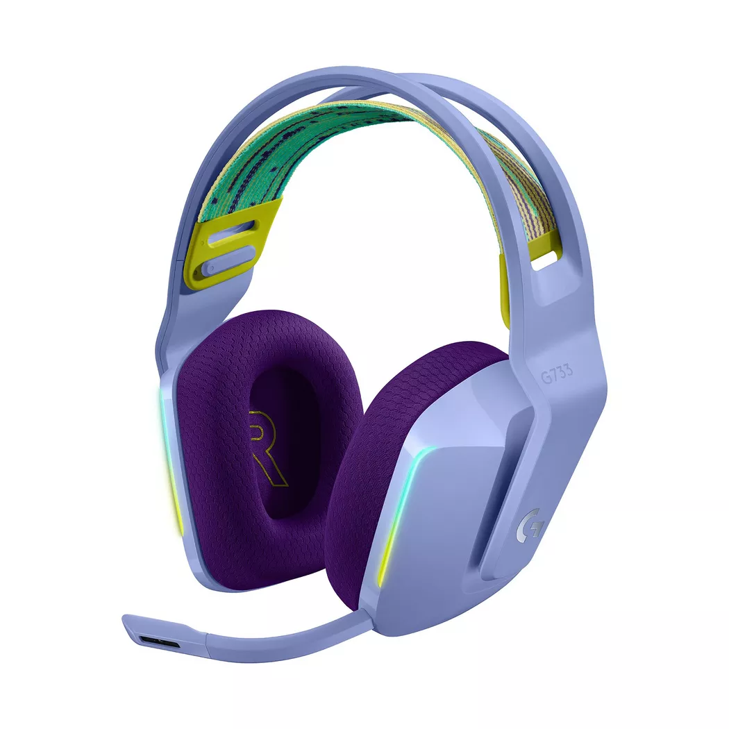 Logitech G - G733 Lightspeed, Gaming-Headset, Lila