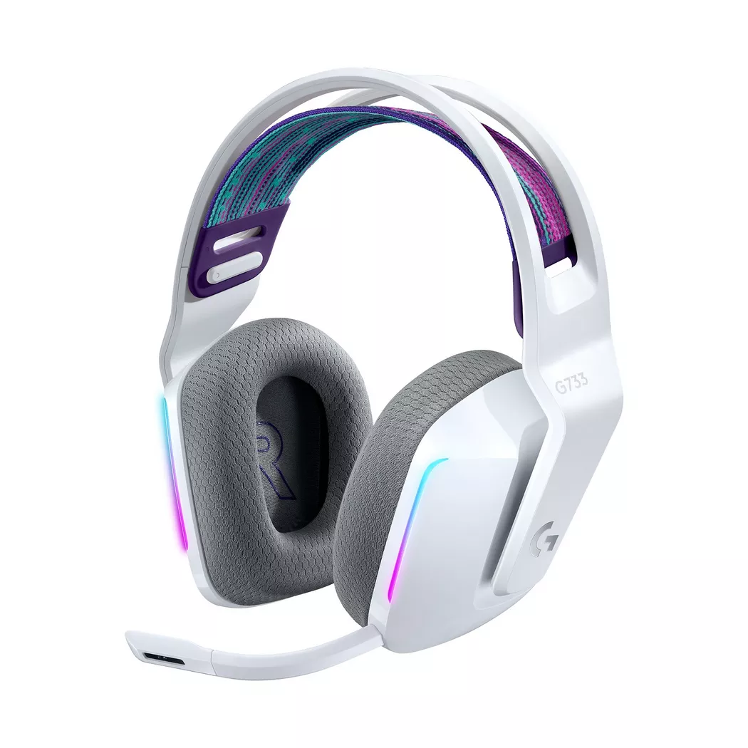 Logitech G - G733 Lightspeed, Gaming-Headset, Weiss