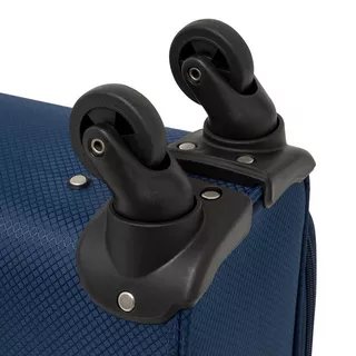 Manor 45.0cm, Valigia morbida, Spinner Air Blu Scuro