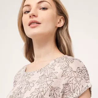 Manor Woman  T-shirt girocollo, manica corta Nature