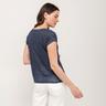Manor Woman  T-shirt, col rond, manches courtes Bleu Aqua